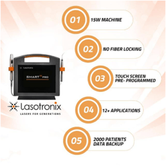 جهاز الليزر Lasotronix Smart M 1470nm / 15W لتوسع الأوردة