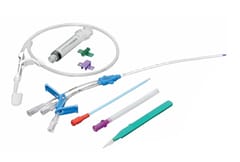 7Fr 13cm Triple Lumen Central Venous Catheter Kit