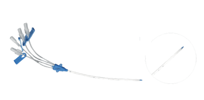 8.5Fr 16cm Four Lumen Central Venous Catheter Kit