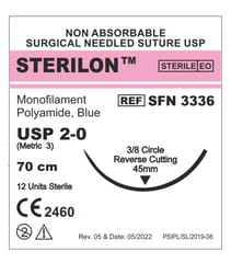 STERILON – Monofilament Polyamide Non Absorbable Suture - SFN 3336