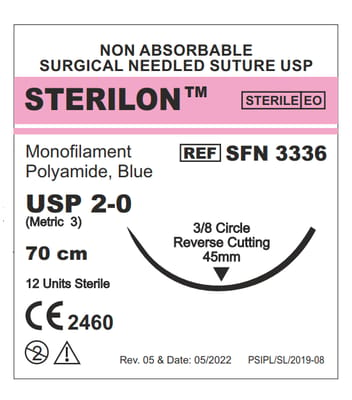STERILON – Monofilament polyamide niet-absorbeerbare hechtdraad