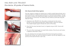 HAL - RAR Trilogy (Doppler Guided Artery Ligation for Haemorrhoids)