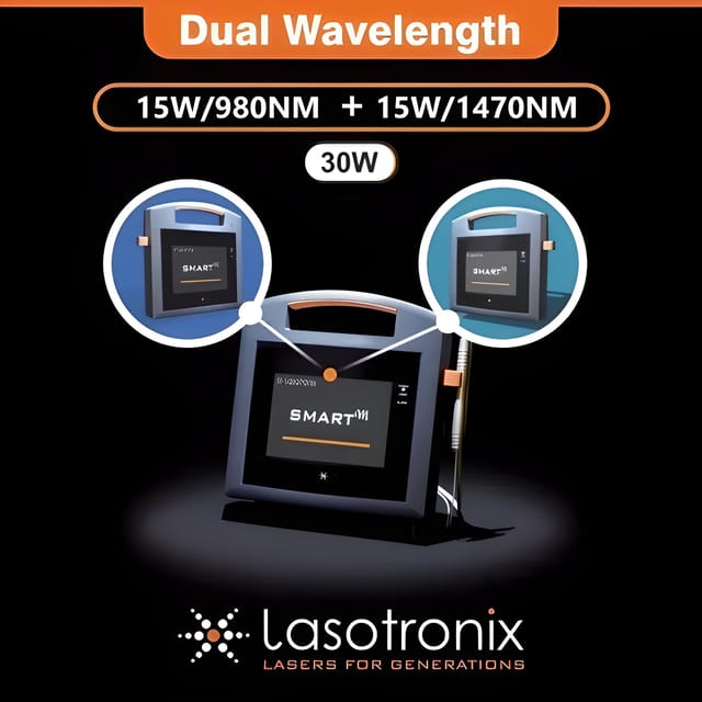 Lasotronix Dual Wavelength 980nm + 1470nm 30W Diode Laser