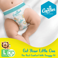 Cuddles - Superbroek Broekstijl Luier - Medium