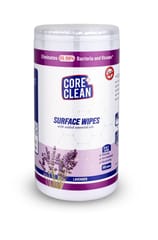 Core Clean Surface Wipes Lavender(100 Pulls)