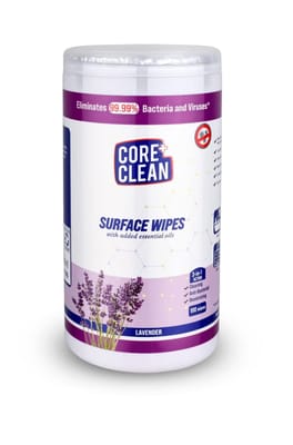 Core Clean Surface Wipes Lavendel (100 Træk)