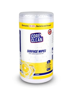 Core Clean Surface Wipes Citron (100 Træk)