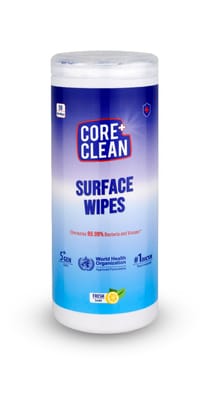 Core Clean Surface Wipes Frisk Duft (50 Træk)