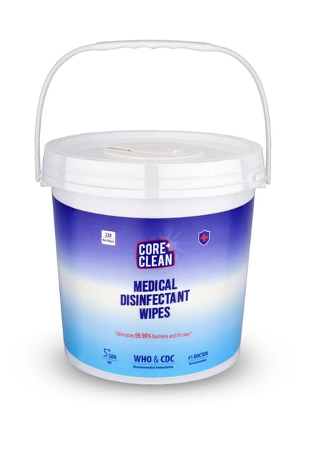 Core Clean Medical Disinfectant Wipes(220 Pulls)