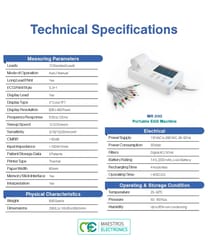 MR 300, draagbare ECG-machine