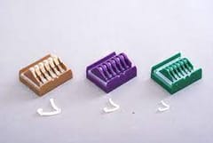 CLONMED LIGA LOCK ( POLYMER LIGATING CLIP HEM O LOK) "PURPLE" HEM O LOK,  BOX OF 84 CLIPS or 14 Cartridges