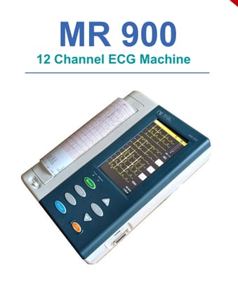 एमआर 900, 12 चैनल ईसीजी मशीन
