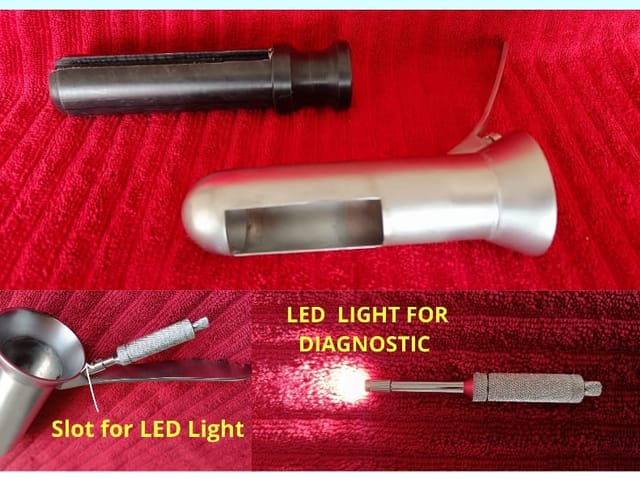 Metallic Proctoscope With 2 Inch Half Cut Without Light Source