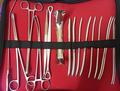 Dilation and Curettage D&C Surgical Instrument Set